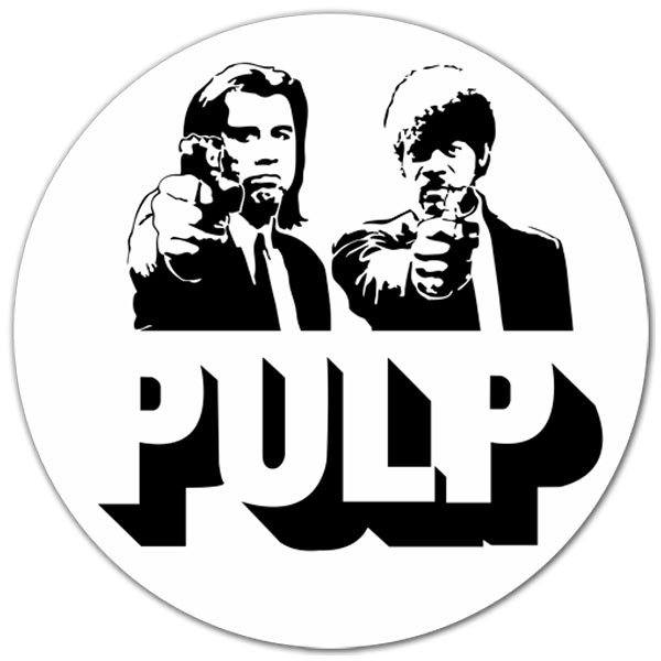 Car & Motorbike Stickers: Pulp Fiction