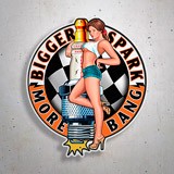 Car & Motorbike Stickers: Bigger Spark More Bang 3