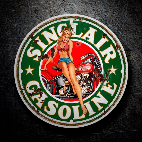 Car & Motorbike Stickers: Sinclair Gasoline