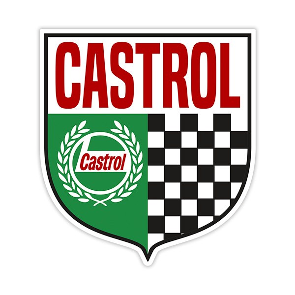 Car & Motorbike Stickers: Castrol Shield