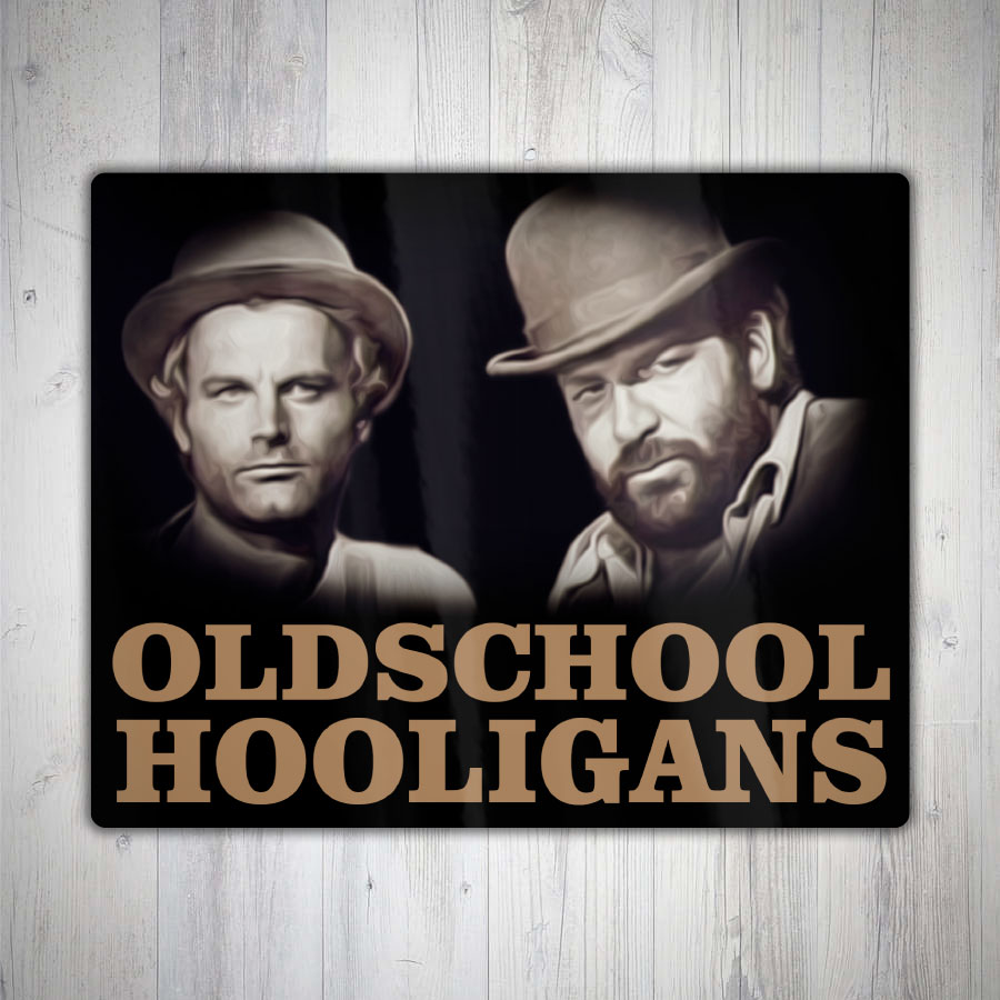 Car & Motorbike Stickers: Bud Spencer & Terence Hill Old School 