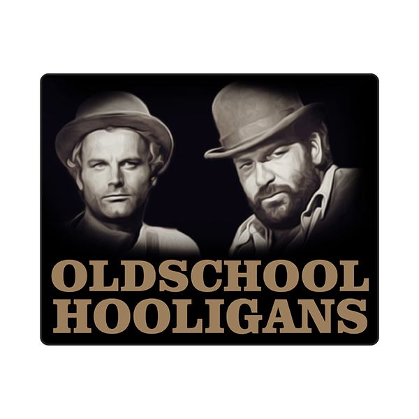 Car & Motorbike Stickers: Bud Spencer & Terence Hill Old School 