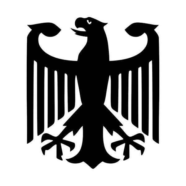 Car & Motorbike Stickers: German Eagle