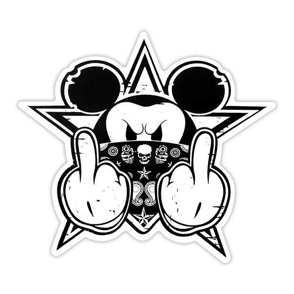 Car & Motorbike Stickers: Mickey Mouse Gangster