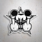 Car & Motorbike Stickers: Mickey Mouse Gangster 3