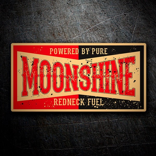 Car & Motorbike Stickers: Whisky Moonshine, Redneck