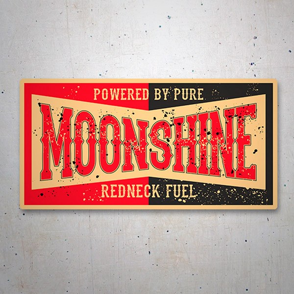 Car & Motorbike Stickers: Whisky Moonshine, Redneck