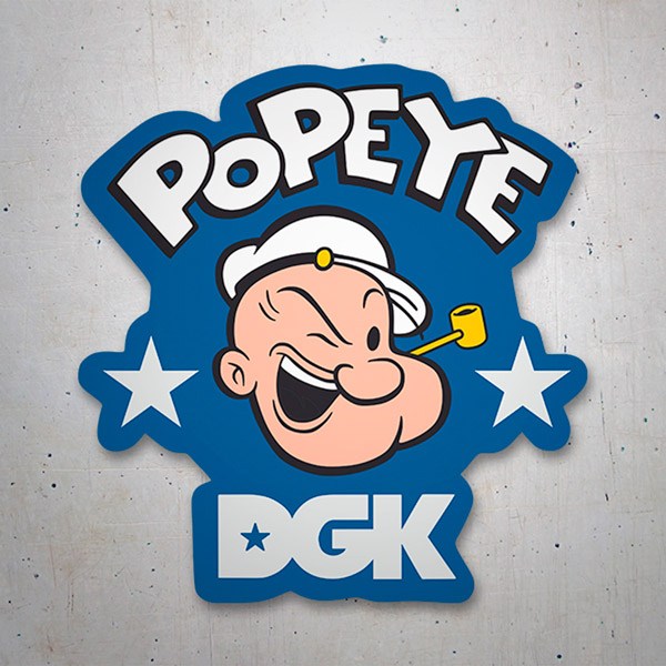 Car & Motorbike Stickers: Popeye DGK