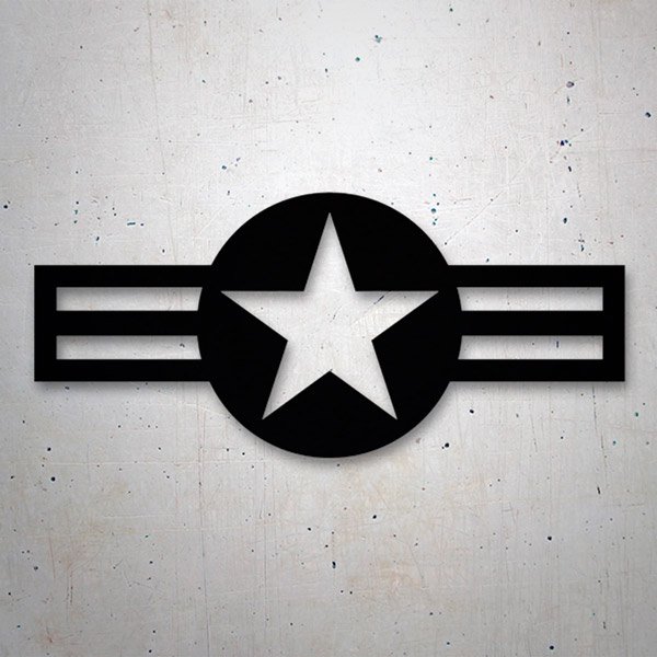 Car & Motorbike Stickers: Horizontal Star