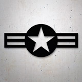 Car & Motorbike Stickers: Horizontal Star 2