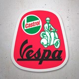 Car & Motorbike Stickers: Vespa Castrol II 3