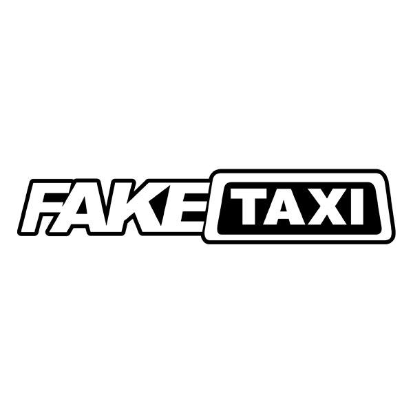 Sticker Fake Taxi | MuralDecal.com