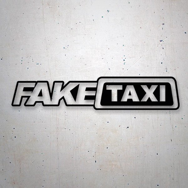 Car & Motorbike Stickers: Fake Taxi