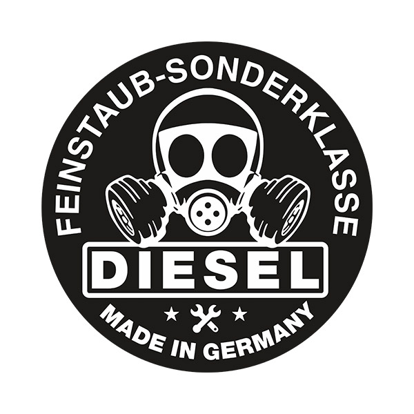 Car & Motorbike Stickers: Feinstaub-Sonderklasse