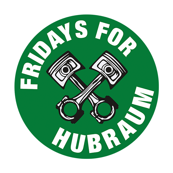 Car & Motorbike Stickers: Fridays for Hubraum