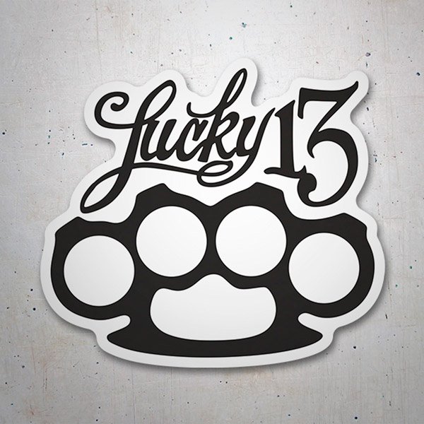 Car & Motorbike Stickers: Lucky 13 Bobber