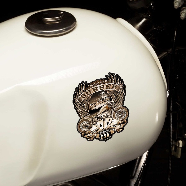 Car & Motorbike Stickers: American Bobber