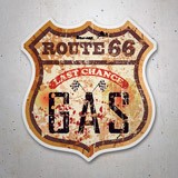 Car & Motorbike Stickers: Route 66 Gas 3