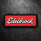 Car & Motorbike Stickers: Edelbrock 3