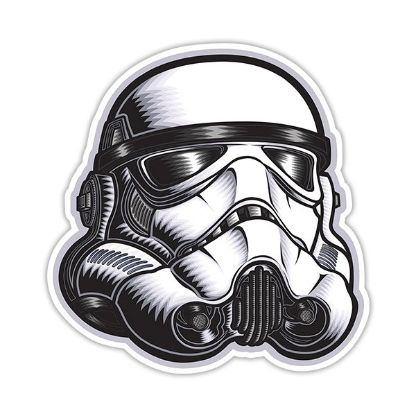 Car & Motorbike Stickers: Stormtrooper Helmet