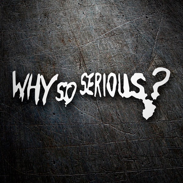 Car & Motorbike Stickers: Why so Serious?