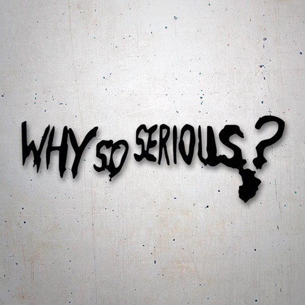 Car & Motorbike Stickers: Why so Serious?