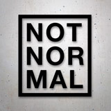 Car & Motorbike Stickers: Not Normal 2