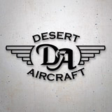 Car & Motorbike Stickers: Desert Aircraft 2