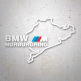 Car & Motorbike Stickers: N&uuml;rburgring Circuit Outline with BMW NURBURGRING T 3
