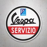 Car & Motorbike Stickers: Vespa Servizio 3