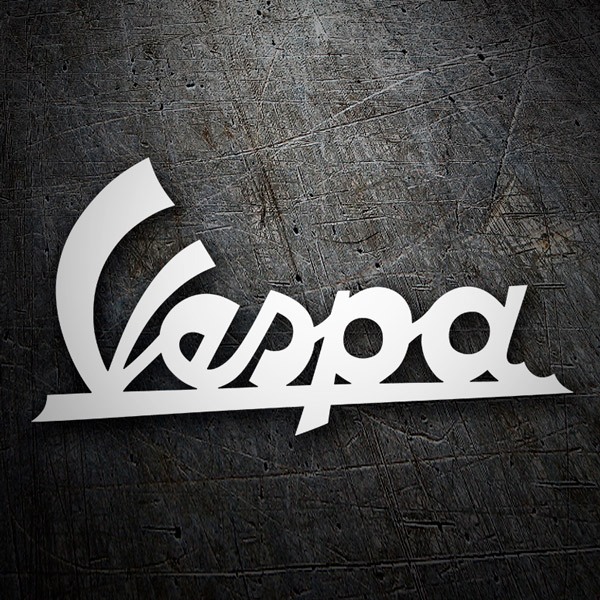 Car & Motorbike Stickers: Vespa Logo
