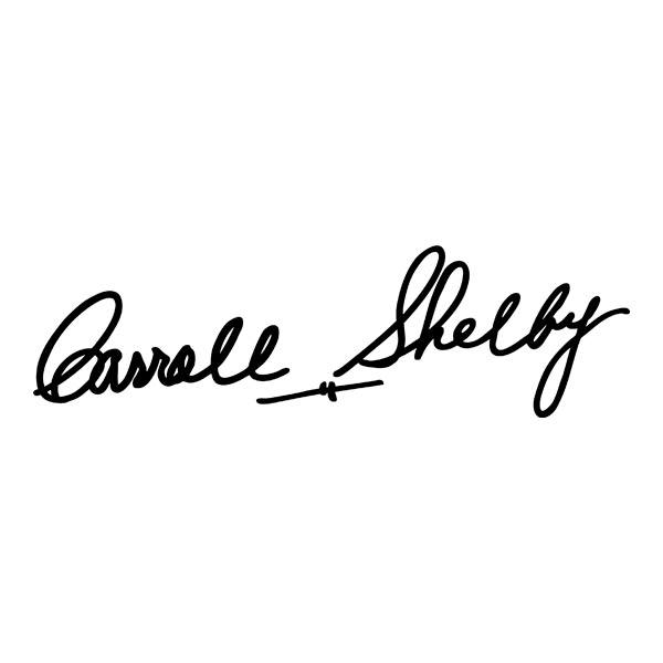 Car & Motorbike Stickers: Carroll Shelby Signature