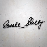 Car & Motorbike Stickers: Carroll Shelby Signature 2
