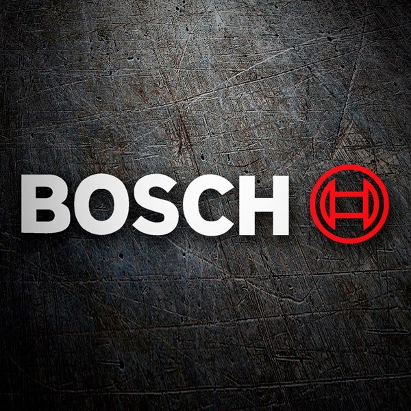 Car & Motorbike Stickers: Bosch Logo in Uppercase Letters
