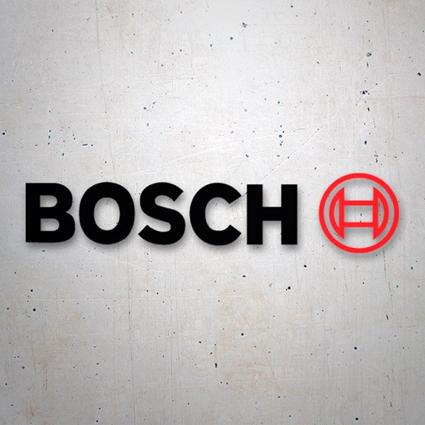 Car & Motorbike Stickers: Bosch Logo in Uppercase Letters