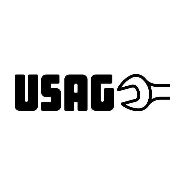 Car & Motorbike Stickers: Usag