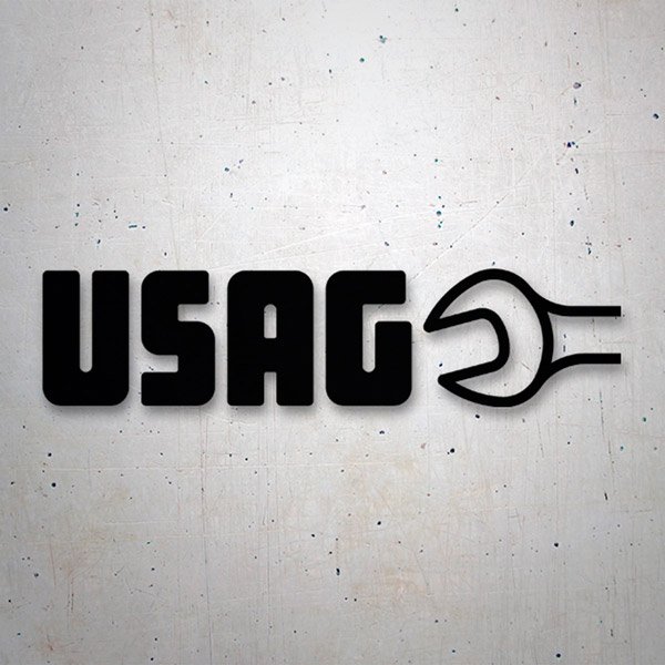 Car & Motorbike Stickers: Usag