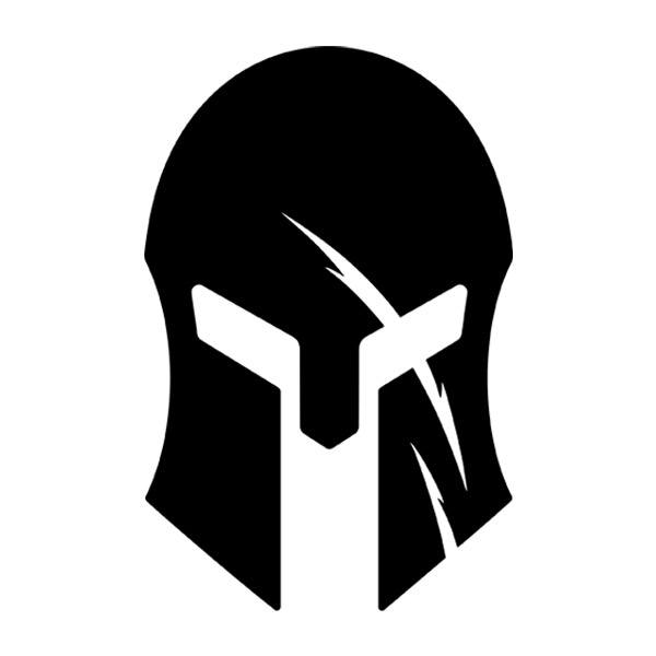 Car & Motorbike Stickers: Spartan Helmet