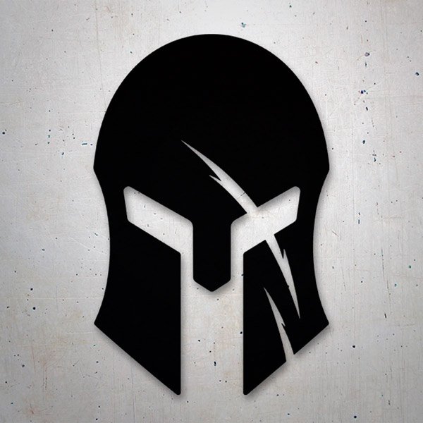 Car & Motorbike Stickers: Spartan Helmet