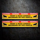 Car & Motorbike Stickers: Front & Rear Cameras 4