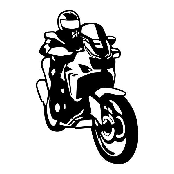 Car & Motorbike Stickers: Adventure Motorbike