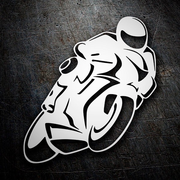 Motorcycle Racer Silhouette 0