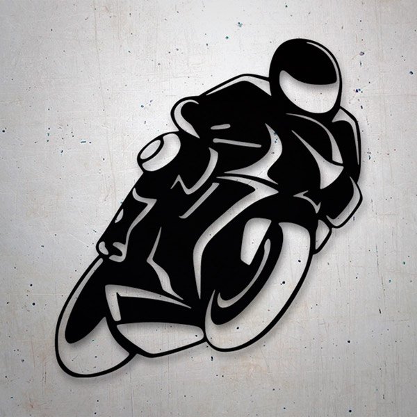 Motorcycle Racer Silhouette 2