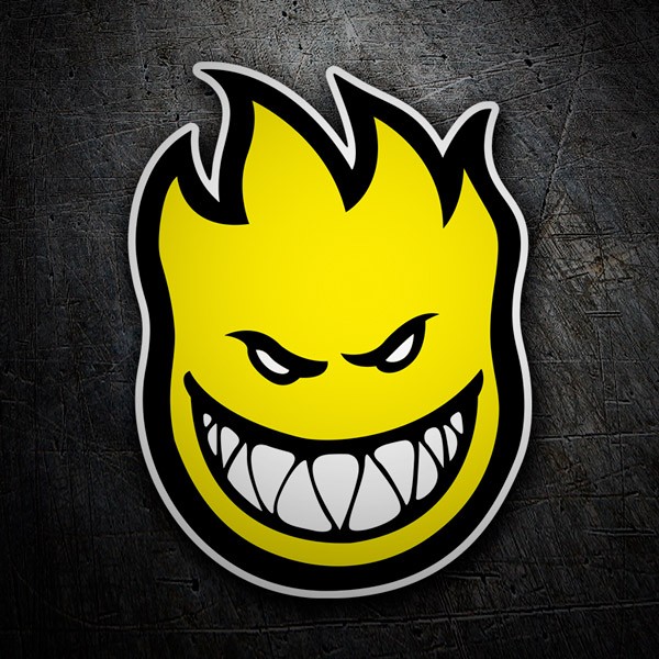 Car & Motorbike Stickers: Spitfire yellow