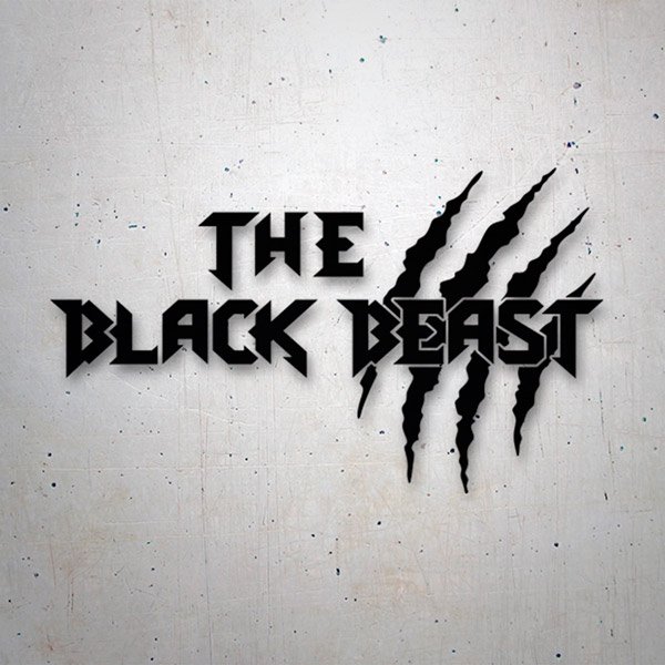 Car & Motorbike Stickers: The Black Beast