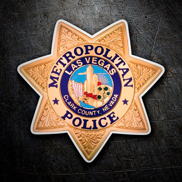 Car & Motorbike Stickers: Las Vegas Police 1