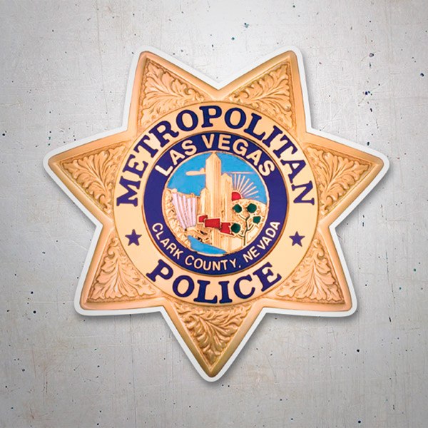 Car & Motorbike Stickers: Las Vegas Police