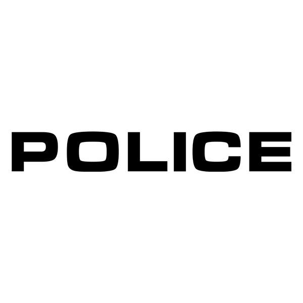 Car & Motorbike Stickers: Police