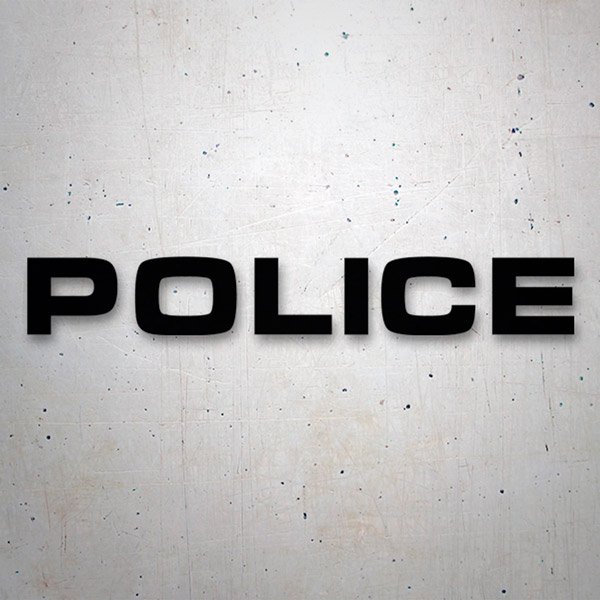 Car & Motorbike Stickers: Police