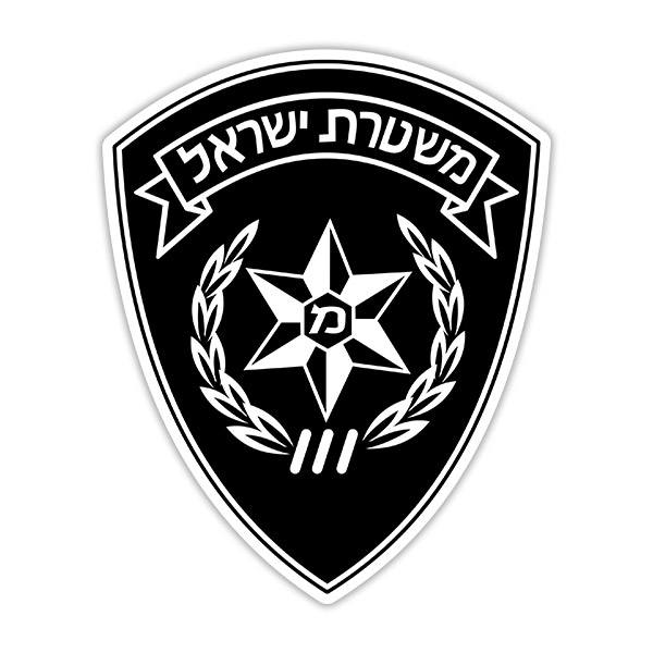 Car & Motorbike Stickers: Israel Police